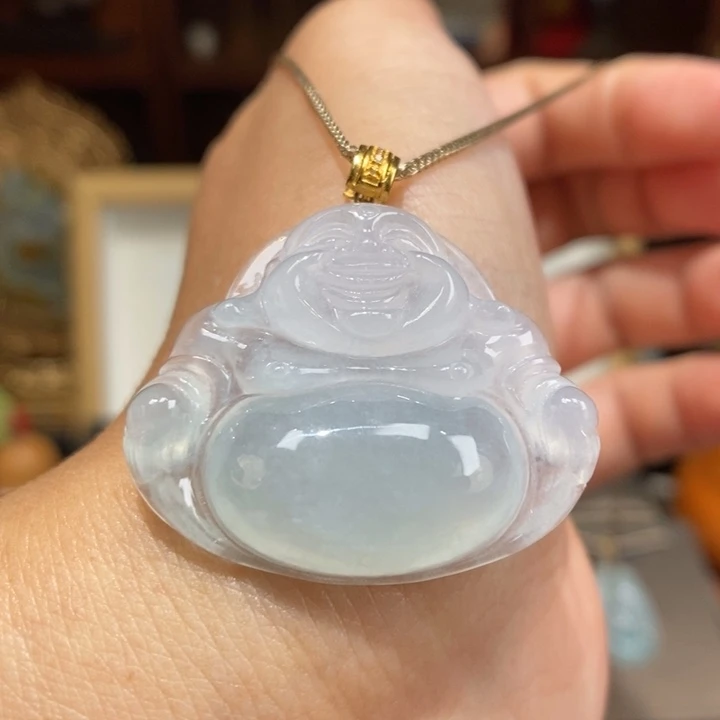 【闪购商品】颈饰18K金镶嵌翡翠32