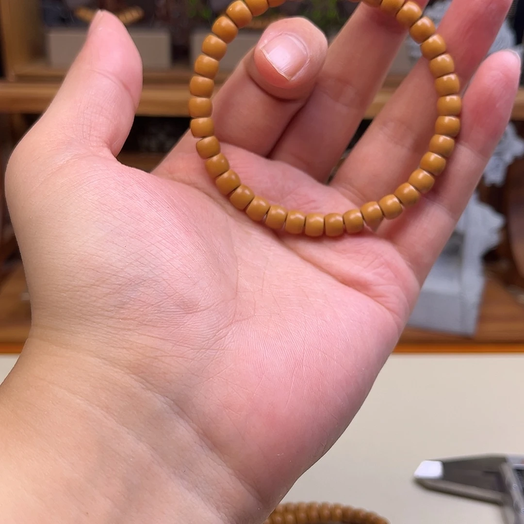 猫***儿手串/手链橄榄核【听松文玩】sss级工艺精品橄榄核尖单圈6.6