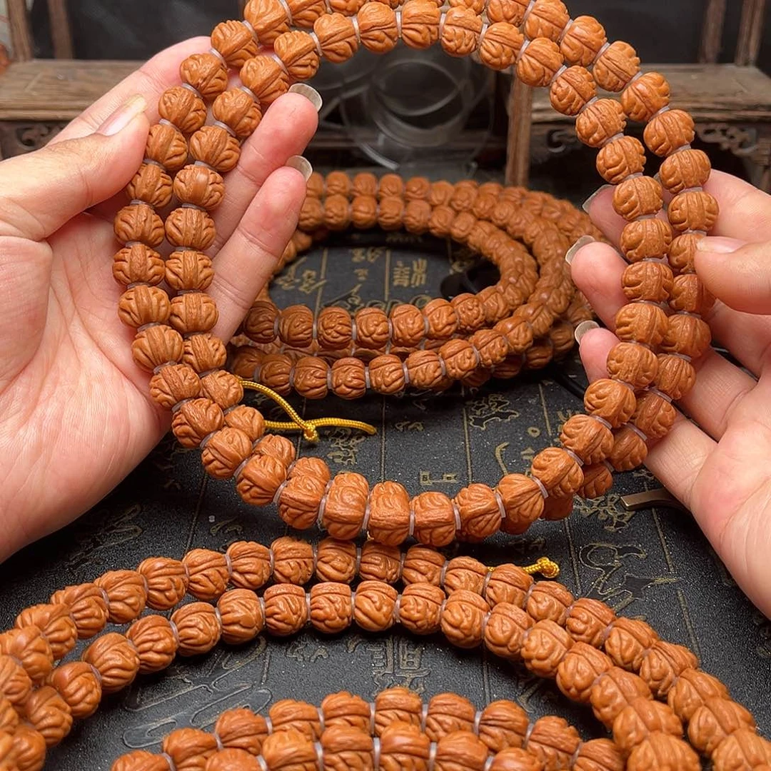 吊坠桃核小金豆薄挂72