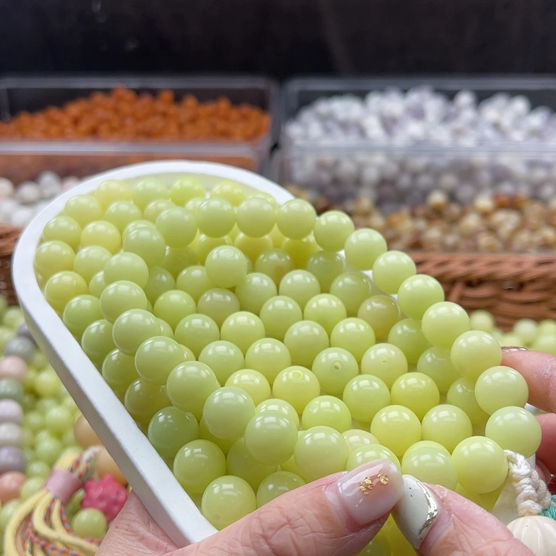 白玉菩提吊坠Q/12mm/100+20颗