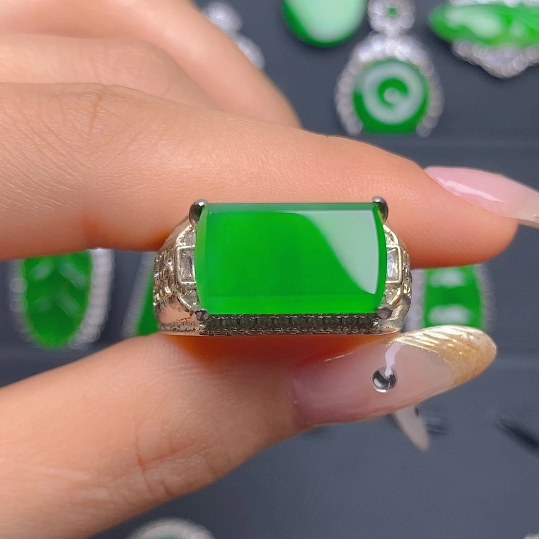 未镶嵌戒指翡翠马鞍