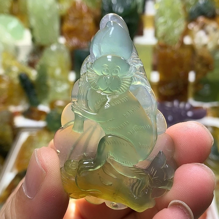 蛇纹石玉未镶嵌珠宝半成品