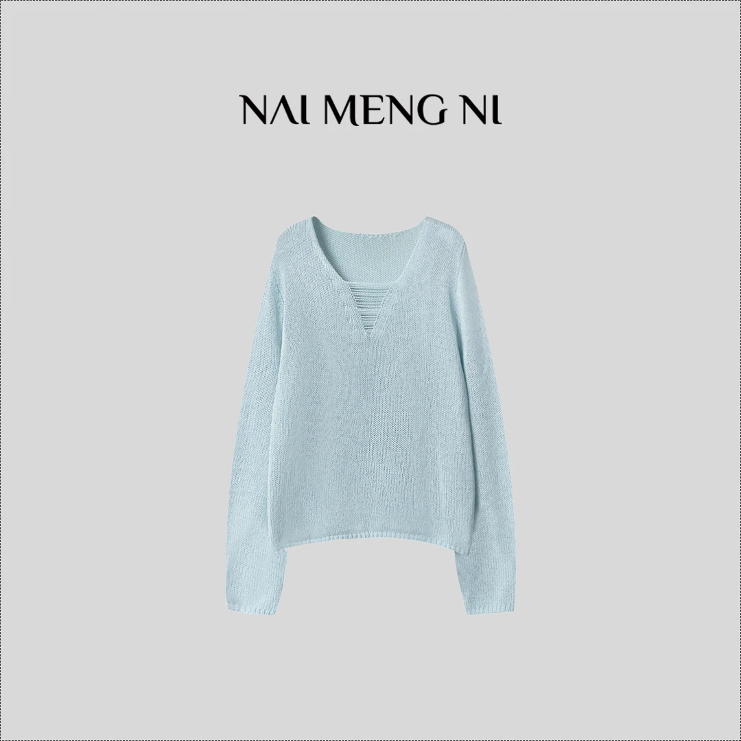 【晚晚专属】26RR56356 天丝亚麻新款宽松显瘦休闲打底衫长袖罩衫