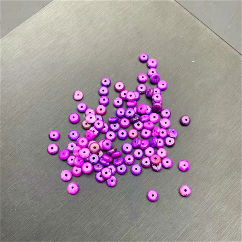 丝绒紫算盘珠单颗s069多样性发一