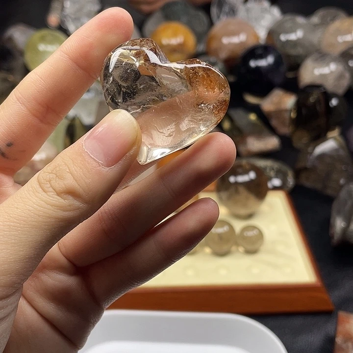 珠宝半成品水晶未镶嵌89水晶石