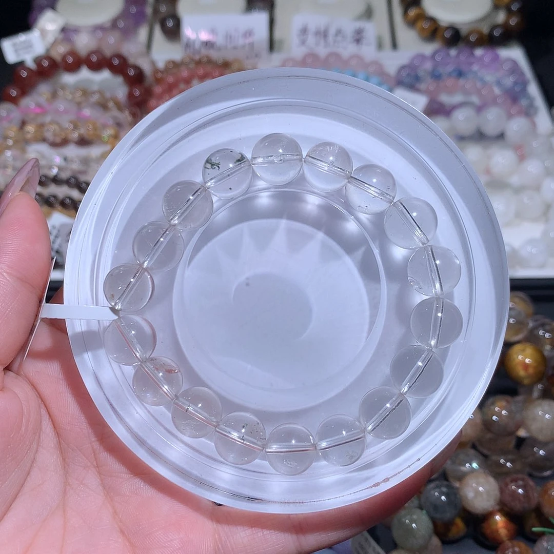 未镶嵌手链水晶白水体茶晶11咪