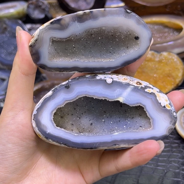 水晶发饰未镶嵌彩晶盆