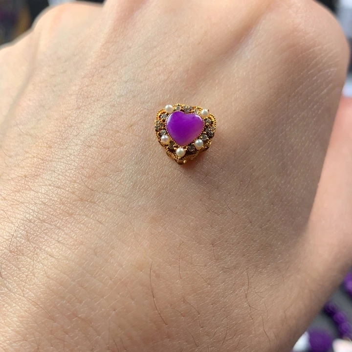 苏纪石（舒俱来）18K金镶嵌吊坠