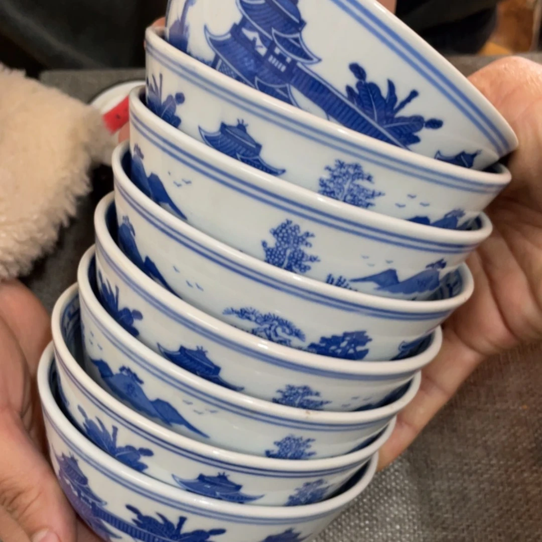 【闪购商品】景德镇陶瓷现代工艺景德镇陶瓷艺术8个