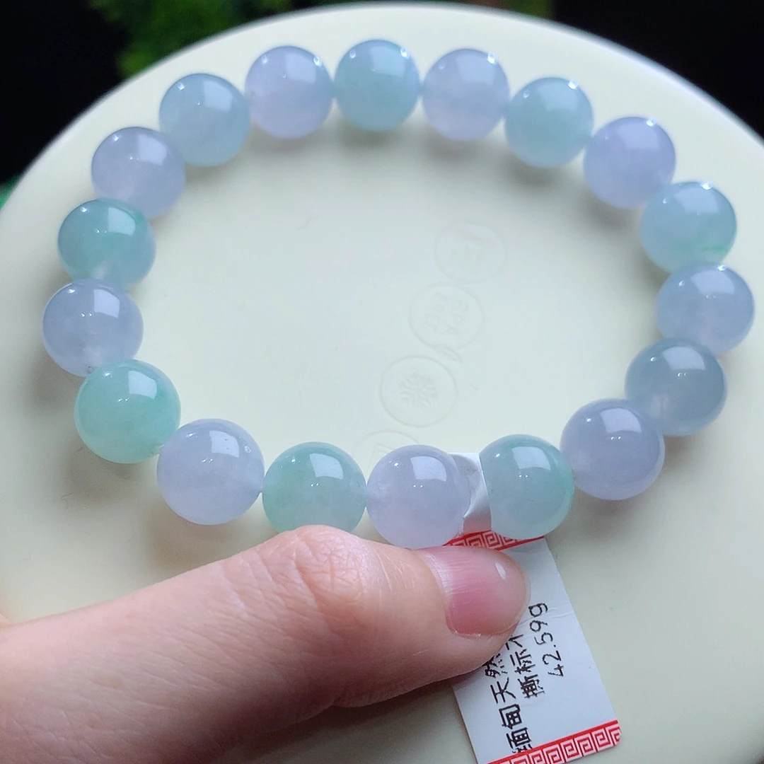 翡翠未镶嵌手串卡11