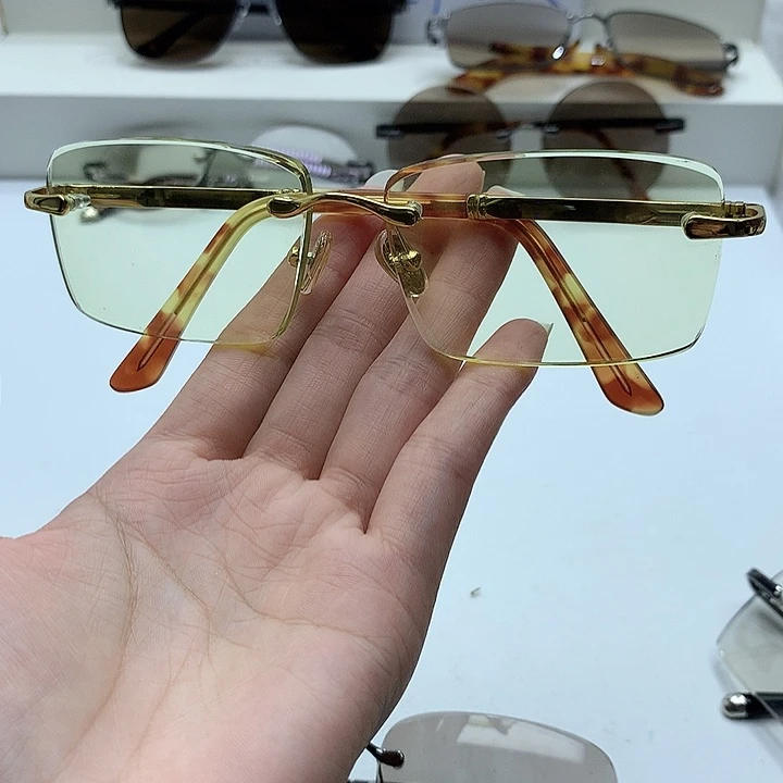帝王绿竹叶青眼镜