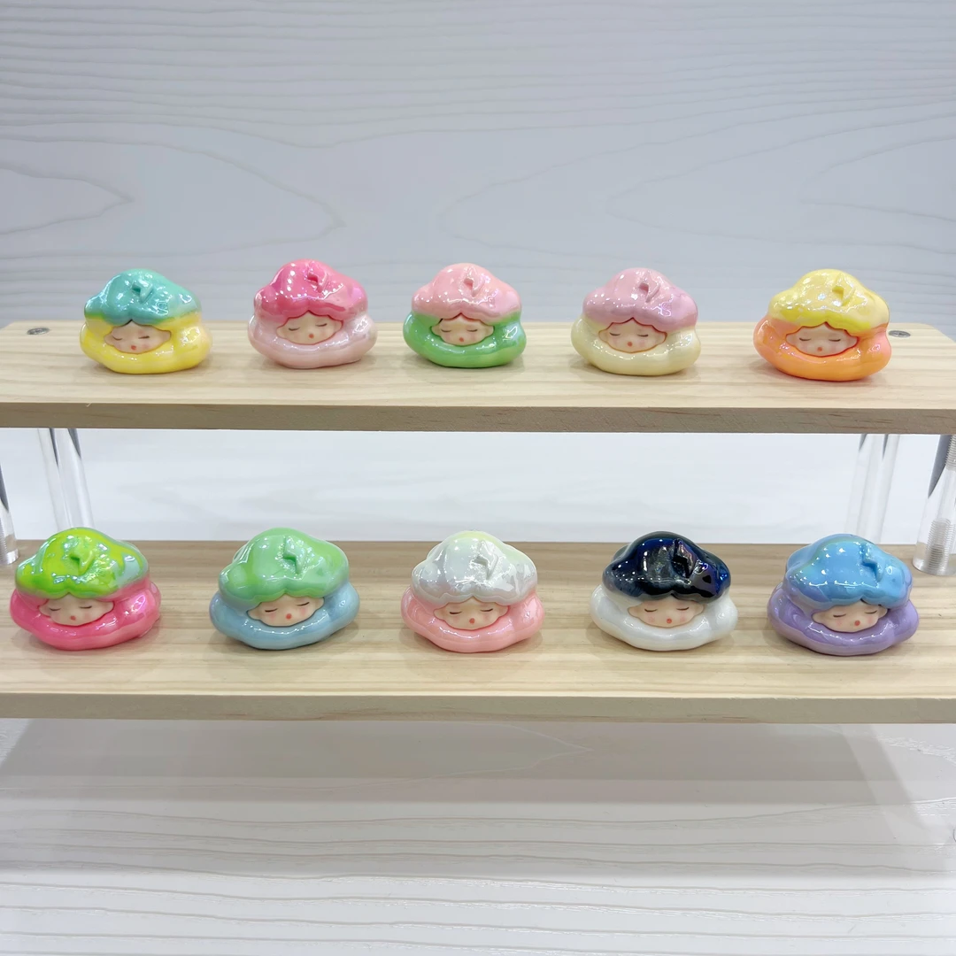 【直播拆+双许愿】对对碰电镀夜光晕染拼色云梦diy创意树脂摆件可爱