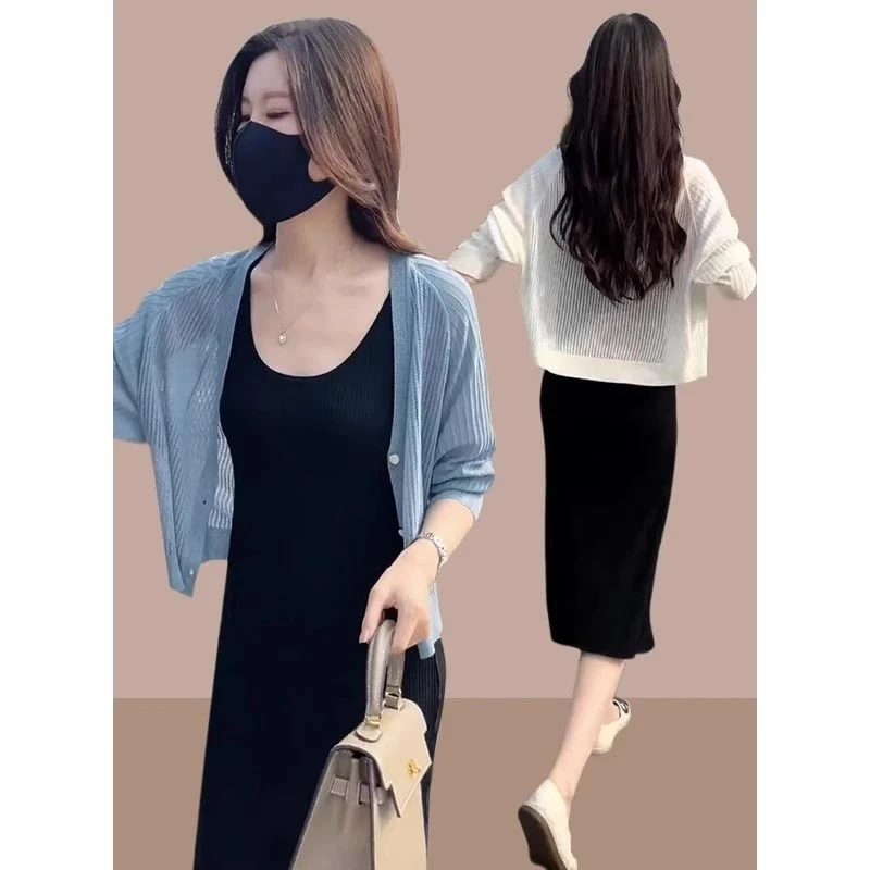 轻薄透气时尚减龄防晒衣2025夏季新款洋气休闲装女士气质上衣外套