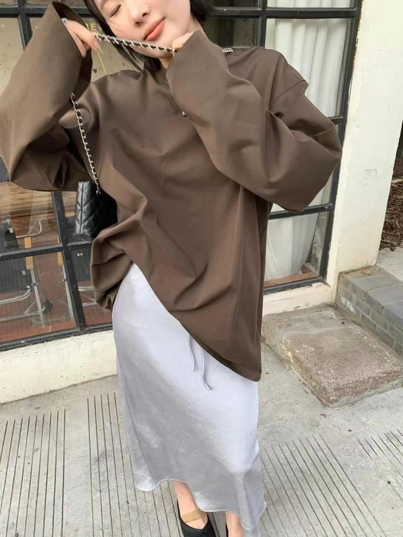 【清仓款】丝滑抽绳半裙CQYL249228