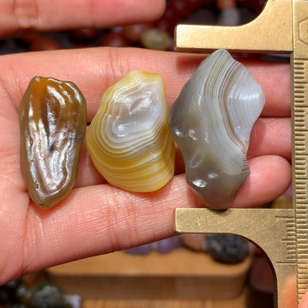 未镶嵌玛瑙/玉髓珠宝半成品