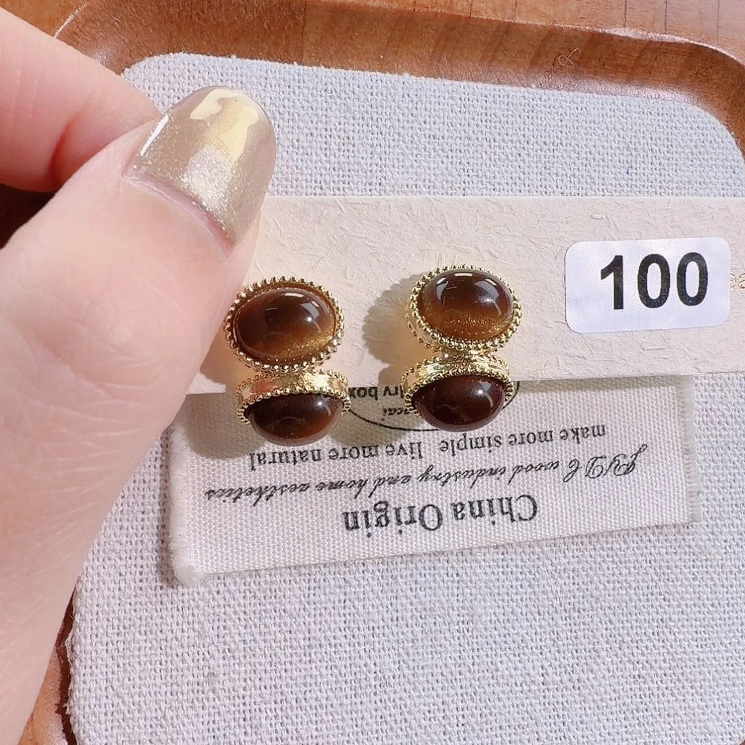 仿珍珠铜合金925银耳钉