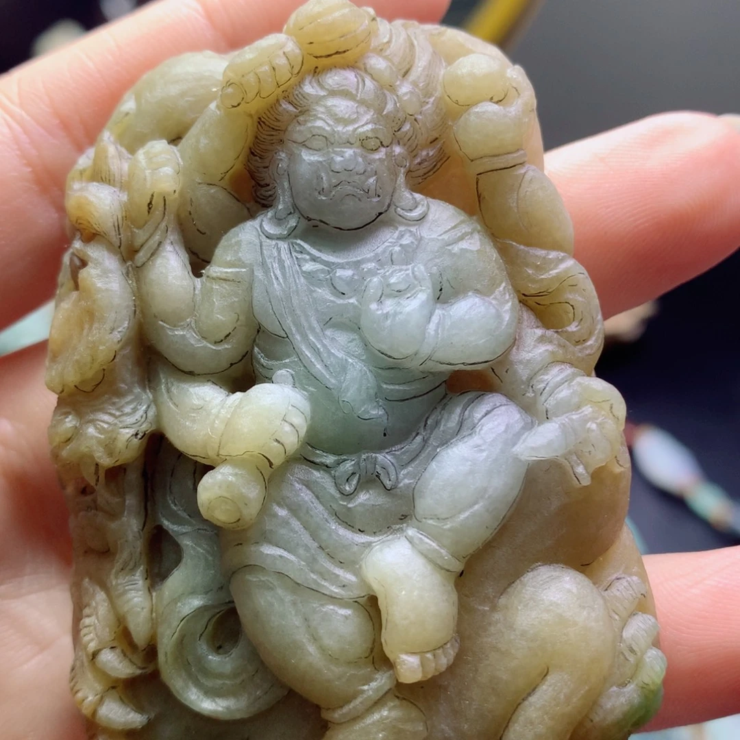 纯***白定制翡翠未镶嵌翡翠