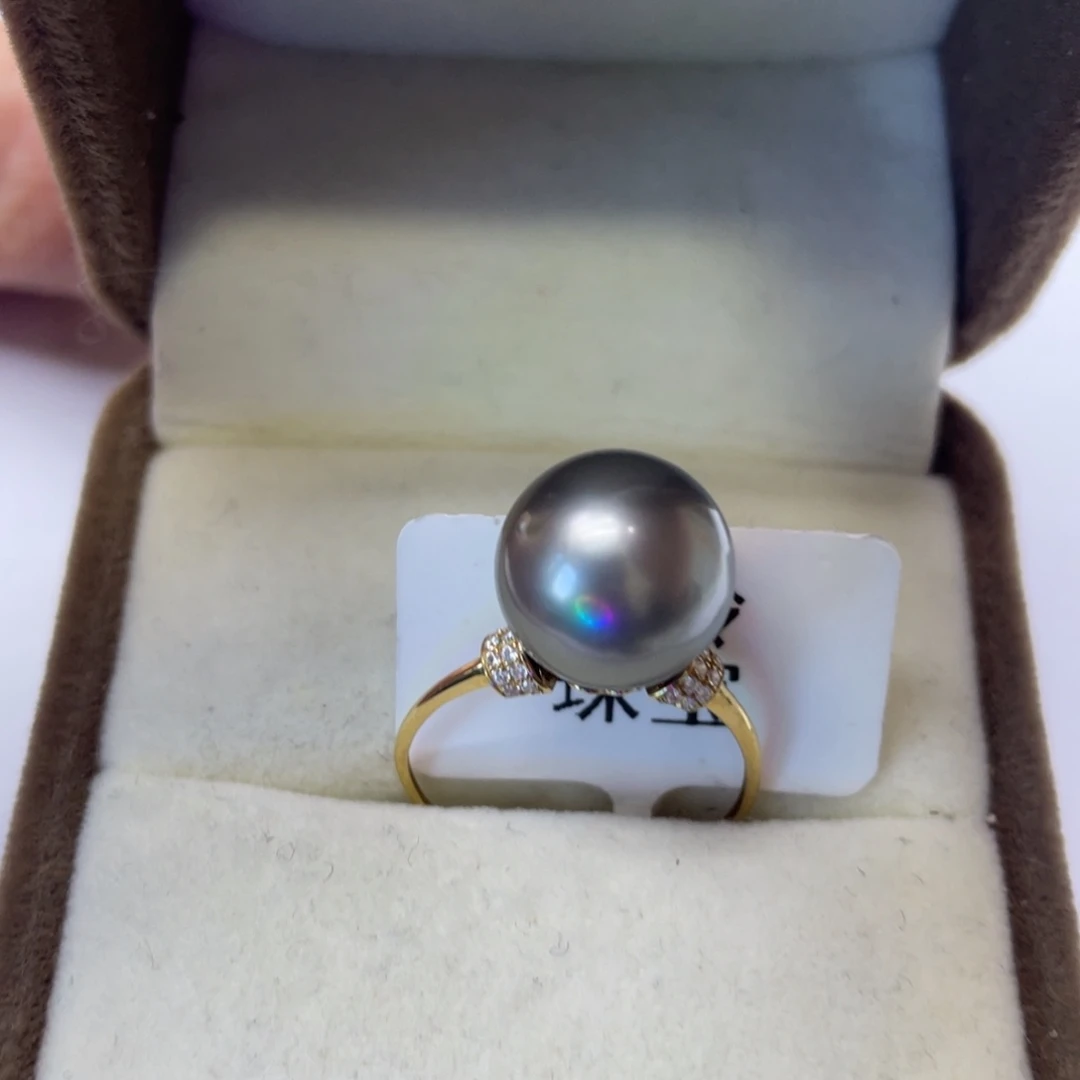 海水珍珠戒圈未镶嵌