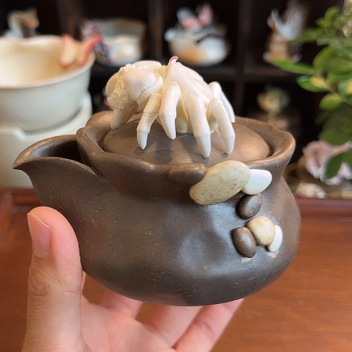 千玺造物螃蟹宝瓶壶