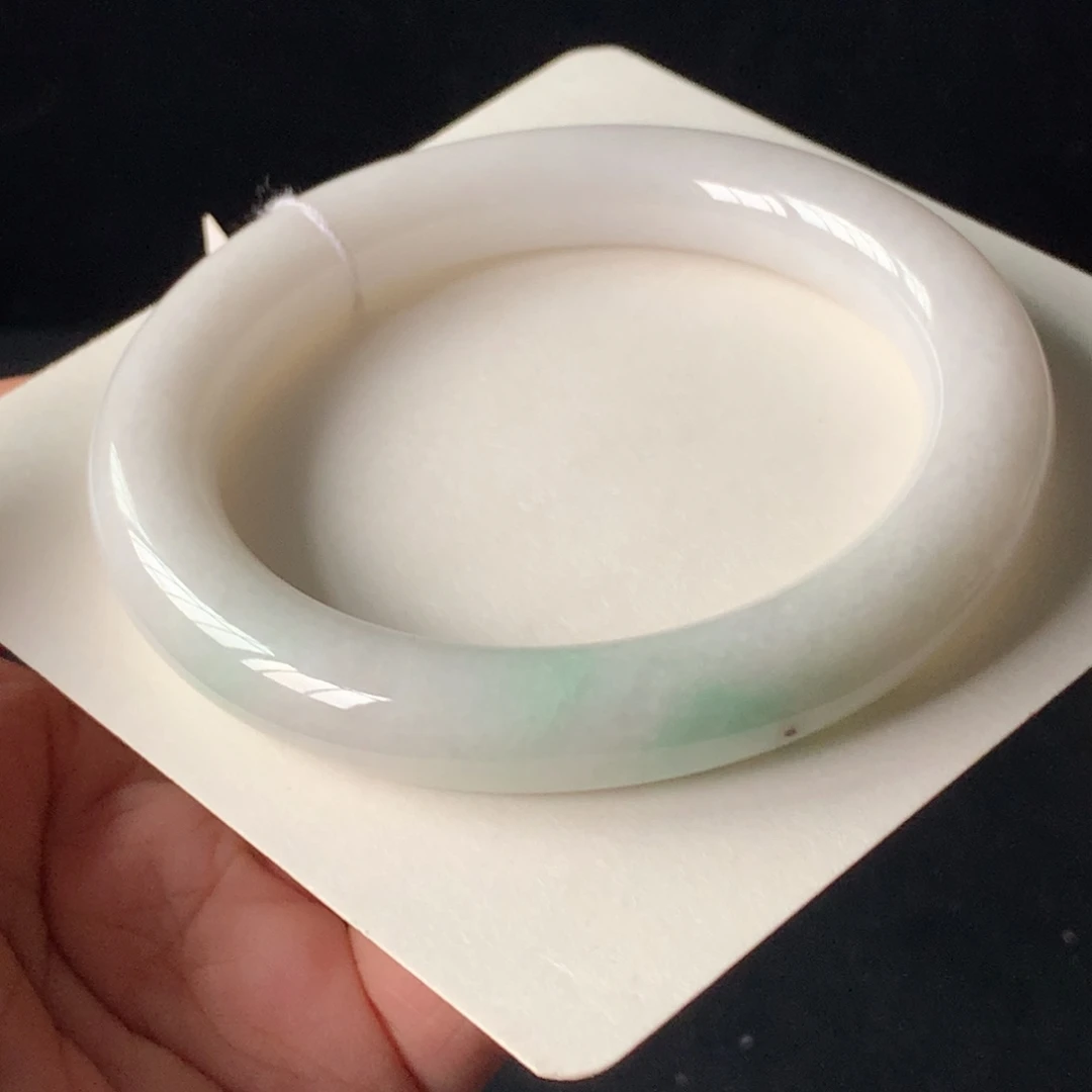 翡翠未镶嵌手镯60号60.9-11.1-10.9