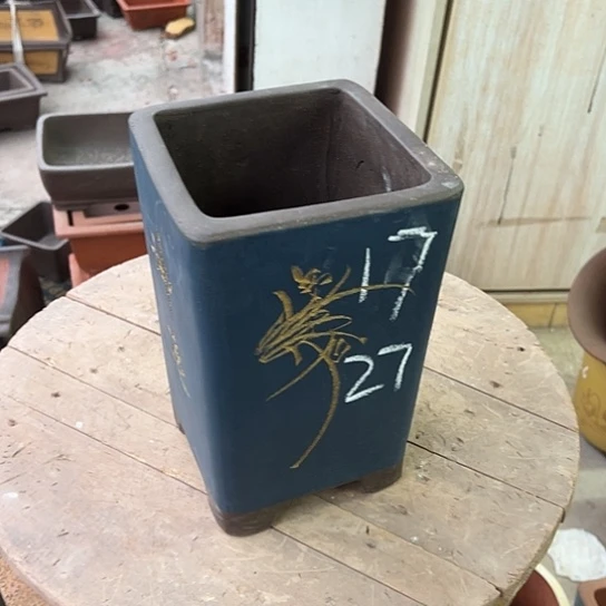 紫砂花盆透气花盆