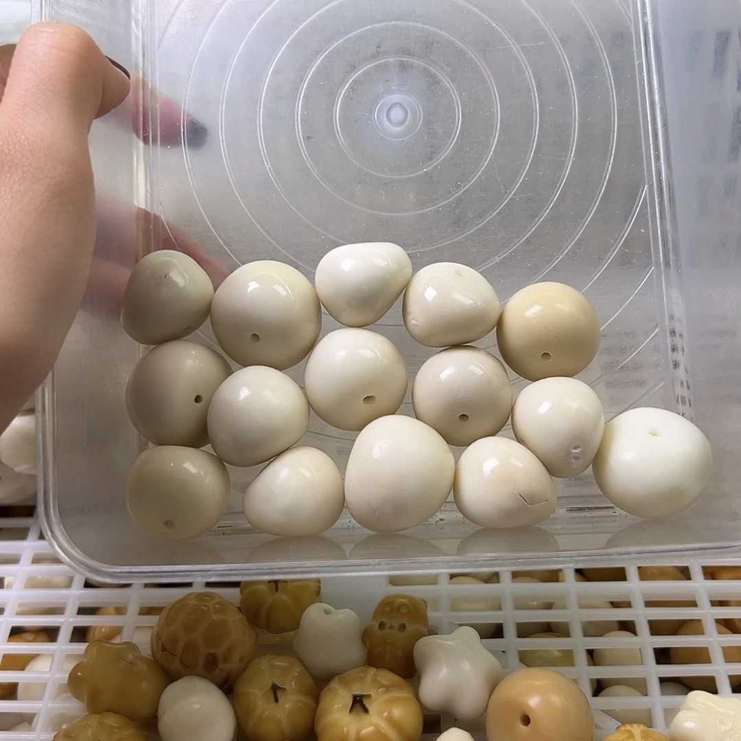 菩提根/象牙果手串瑕疵蒜瓣15颗不售后
