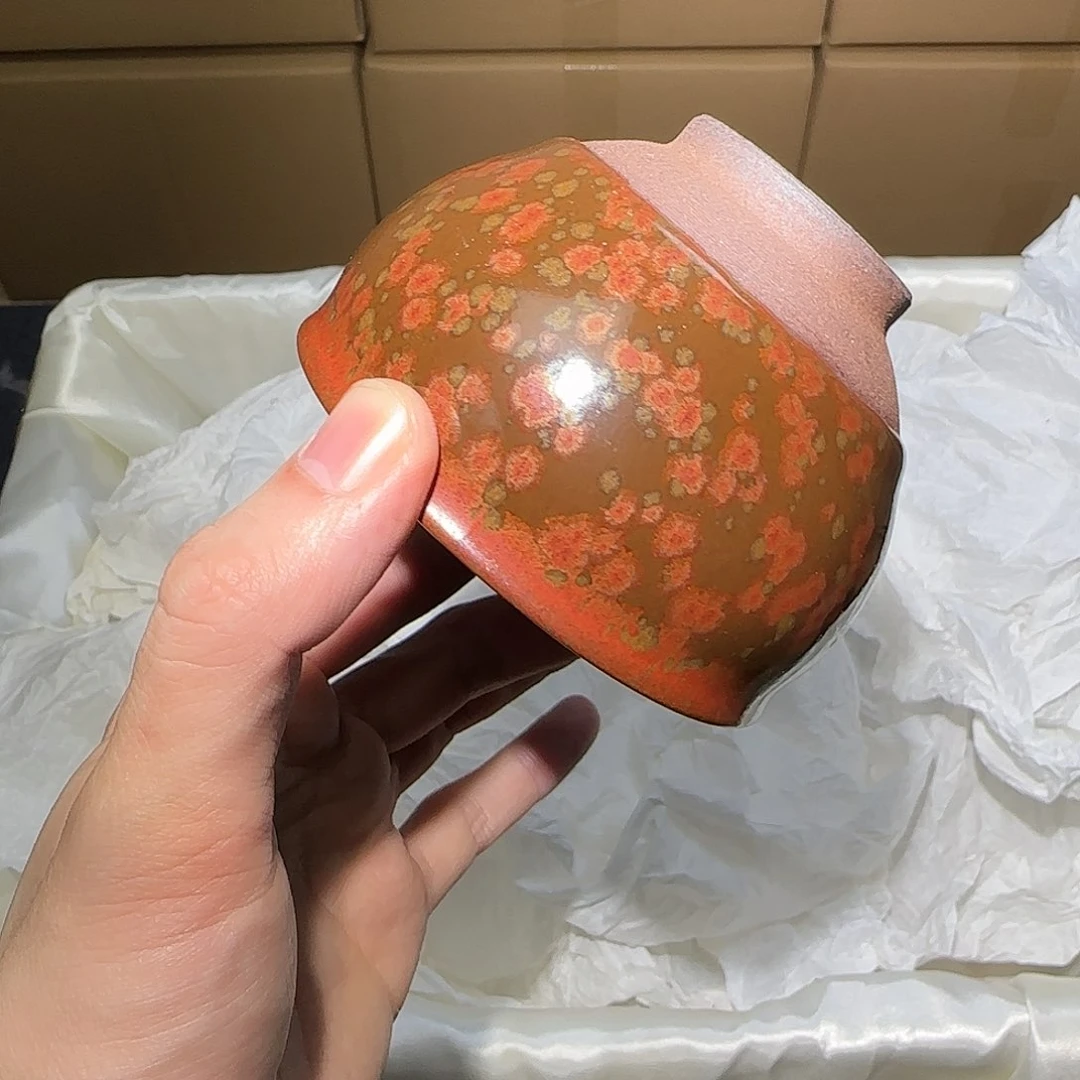 茶盏微瑕建盏，介意勿拍