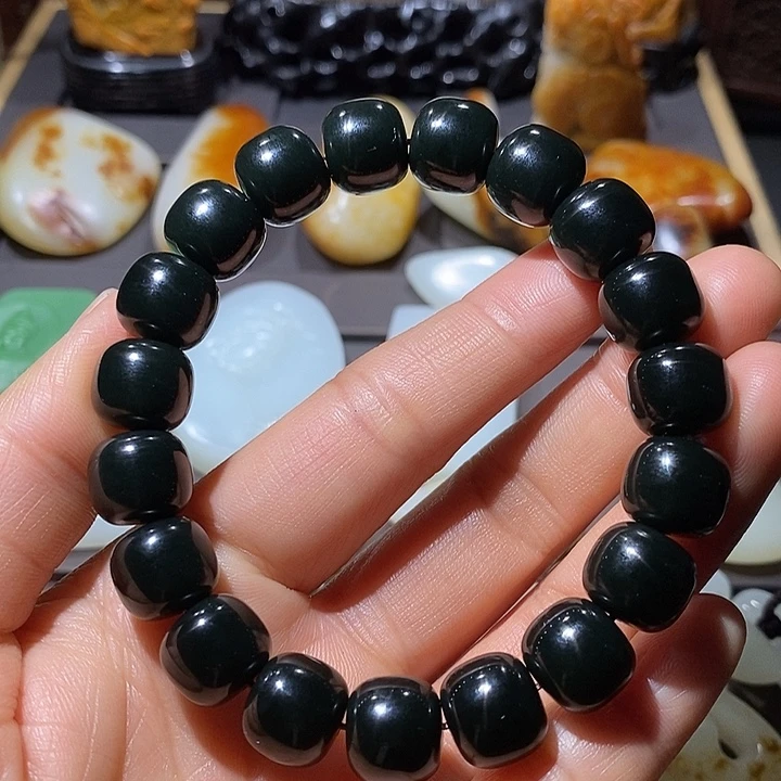 和田玉未镶嵌手链