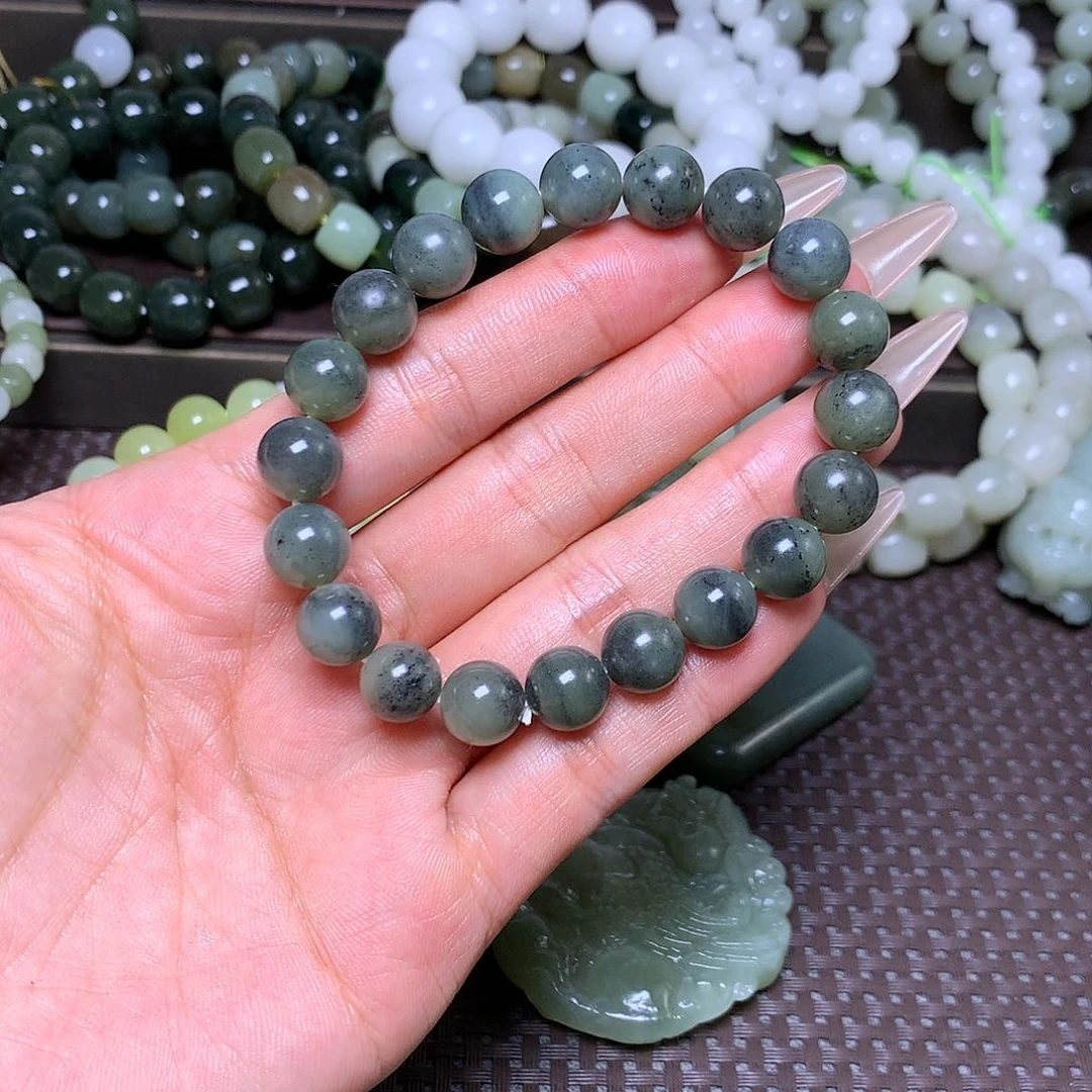 【闪购商品】手串未镶嵌和田玉卡10