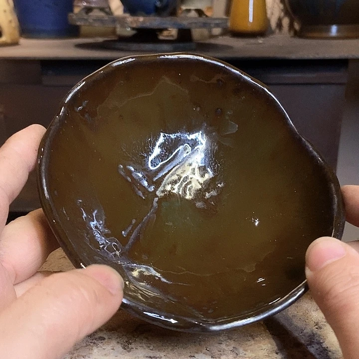 盘手工高温原矿窑变