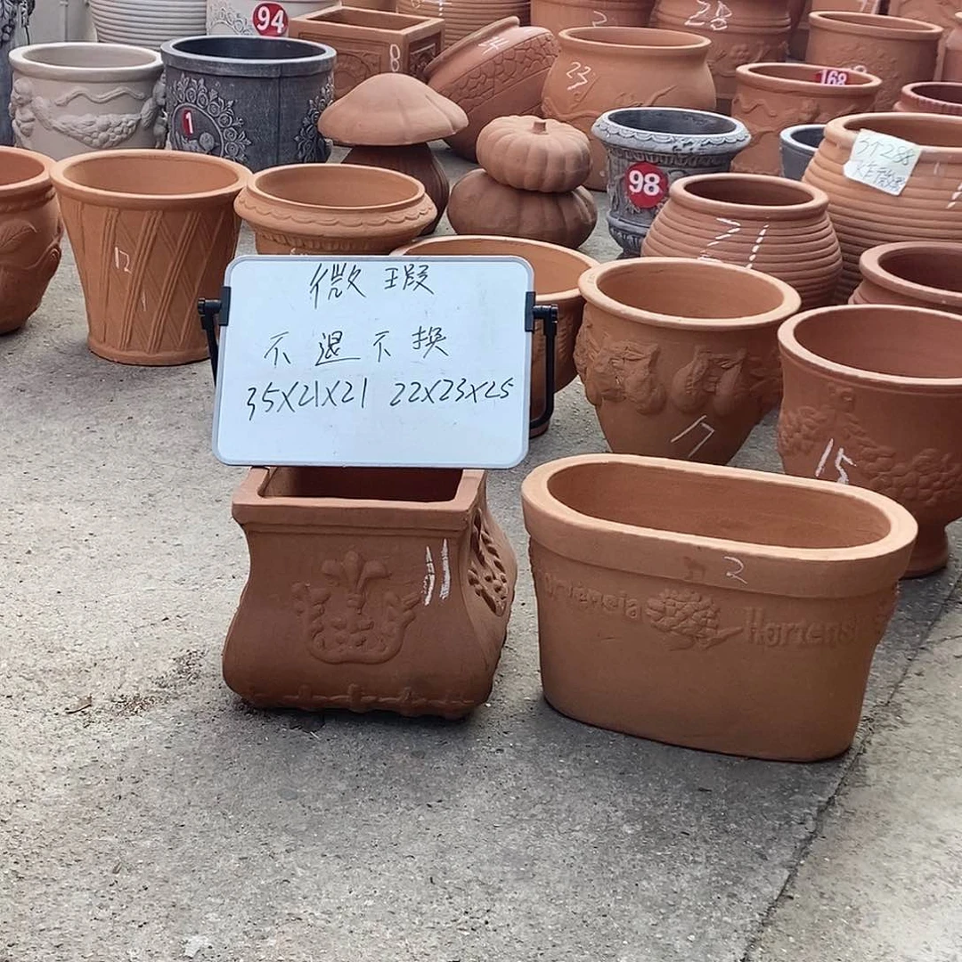 红陶微瑕2 个捡漏