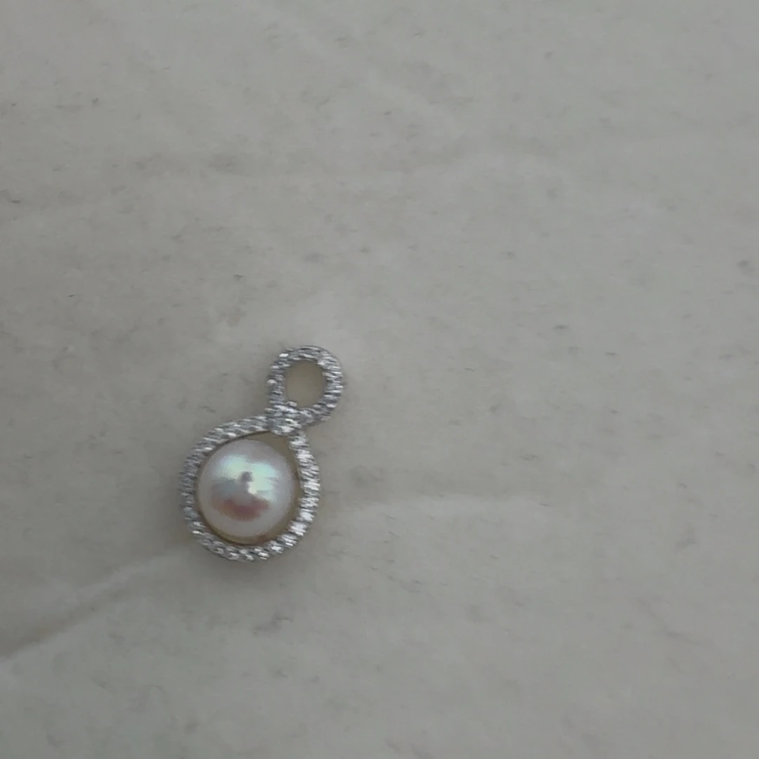 吊坠(不含链)海水珍珠银S925镶嵌