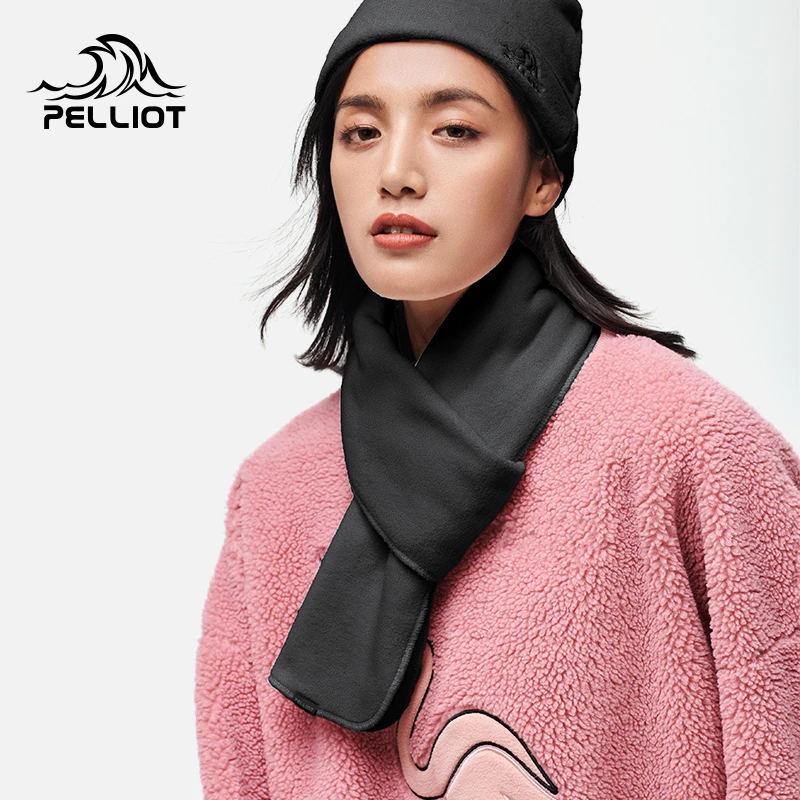 伯希和户外抓绒围巾秋冬摇粒绒男女加厚保暖防寒滑雪骑行百搭围脖