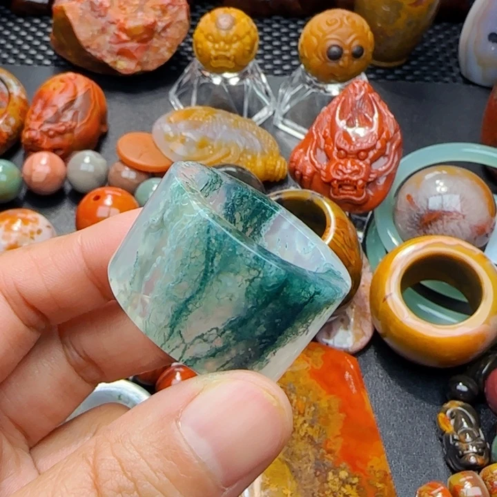 玛瑙/玉髓战国红玛瑙未镶嵌诚****0