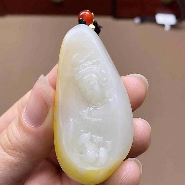 和田玉挂件未镶嵌F