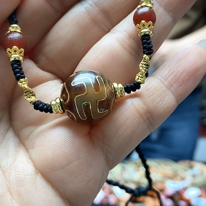 玛瑙/玉髓颈饰合金