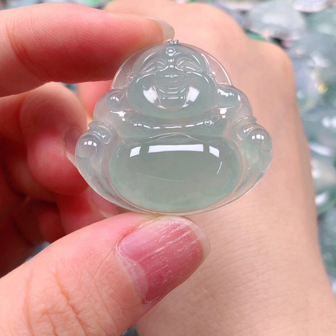 颈饰未镶嵌翡翠天然翡翠