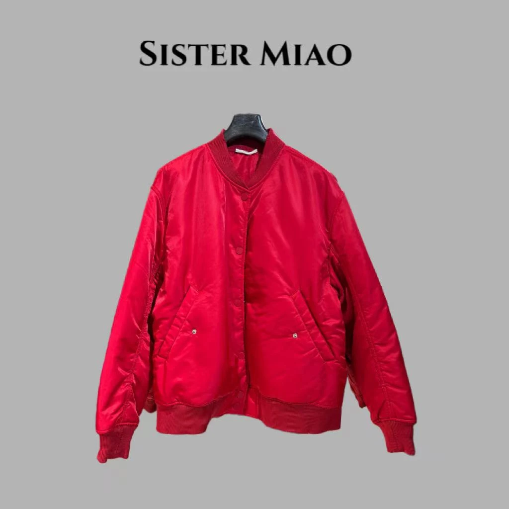 SISTER MIAO •棒球棉外套
