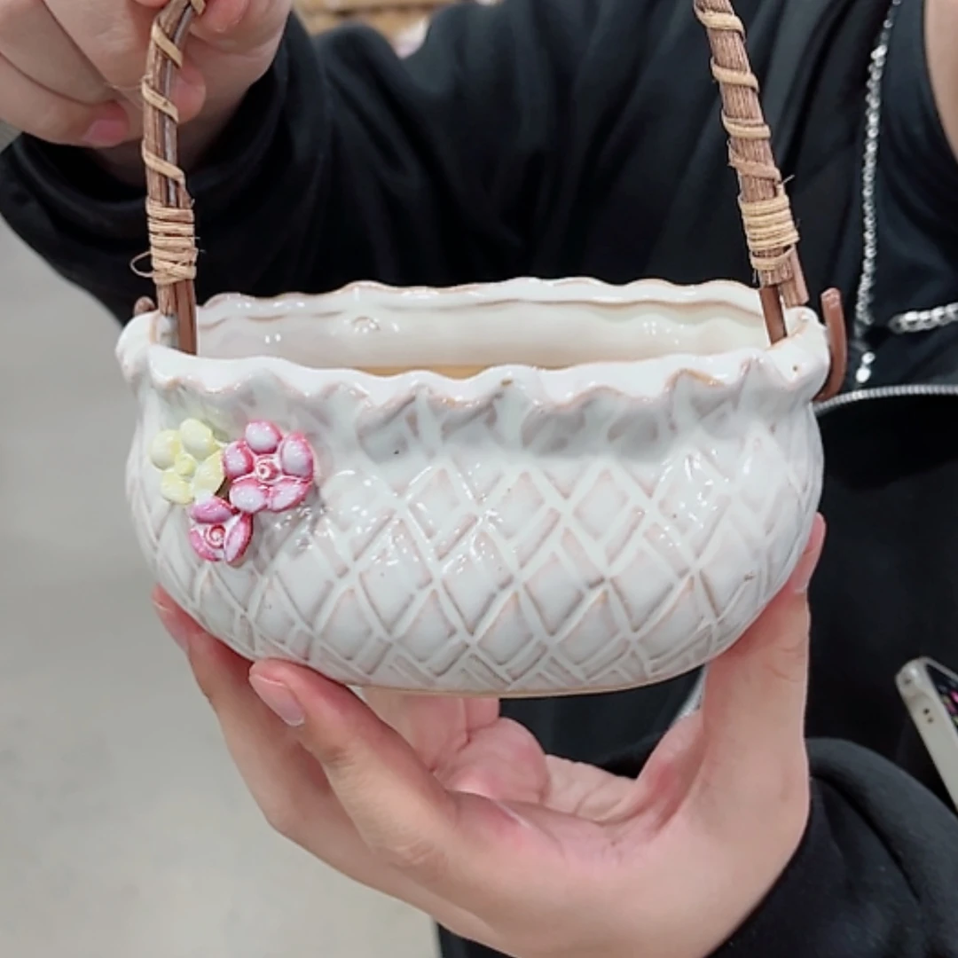 【闪购商品】陶瓷花盆凑单福利满10元发货！