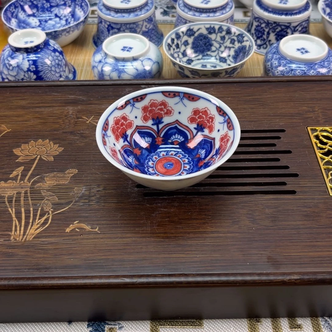 手绘宝相 主人杯