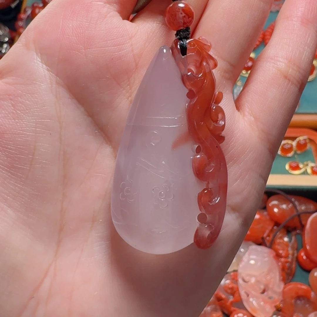 未镶嵌冰飘南红南红玛瑙