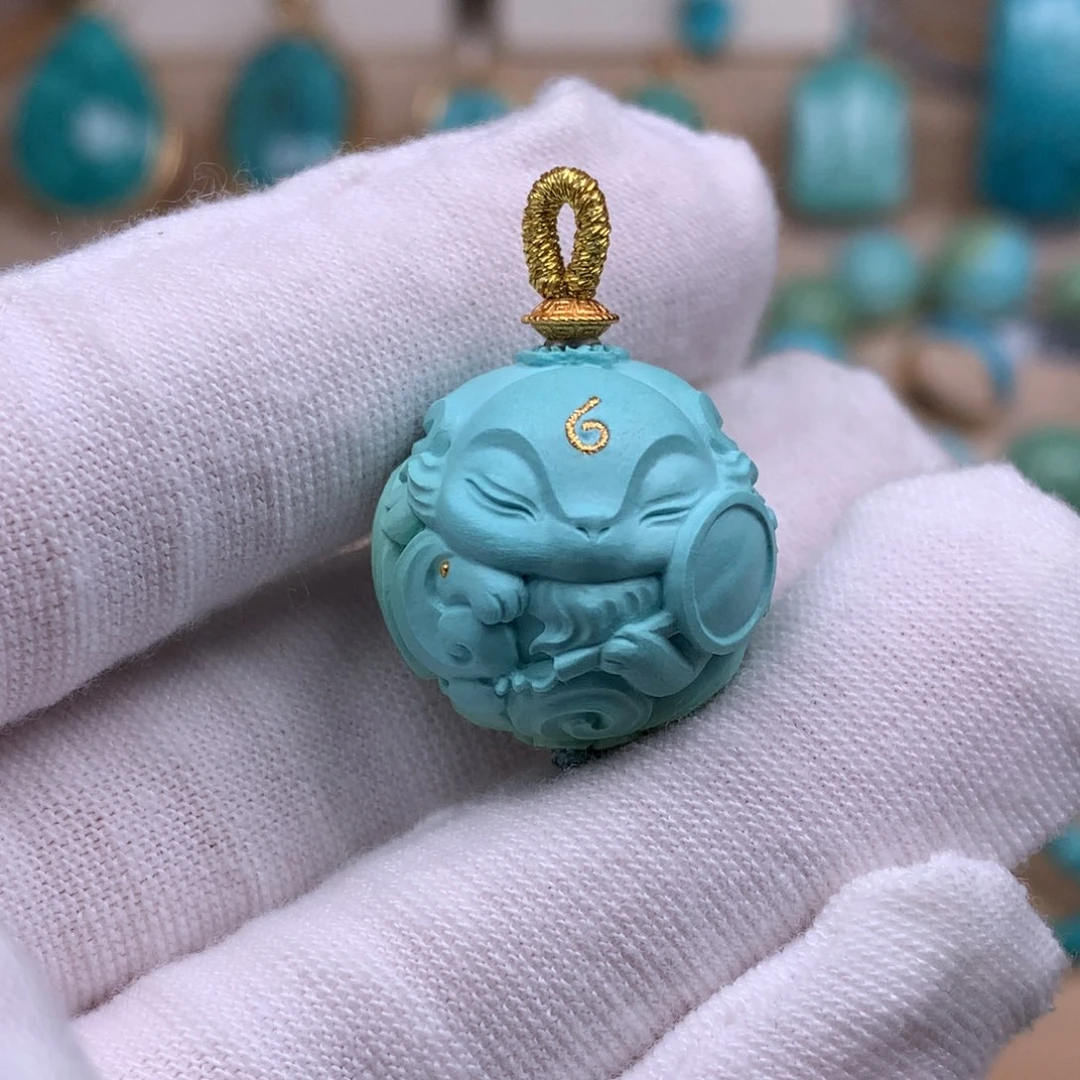 绿松石未镶嵌珠宝奇石