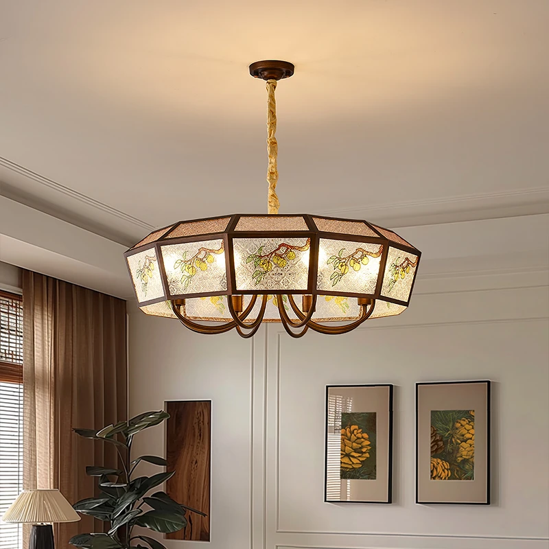 宋代美学餐厅吊灯复古新中式古典国风灯饰主灯具大灯家用客厅灯