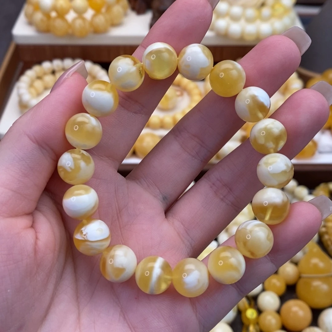 蜜蜡未镶嵌裸石11mm