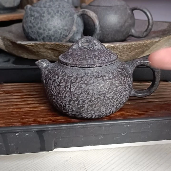 砖雕校*手工雕刻随行小随行小丑壶