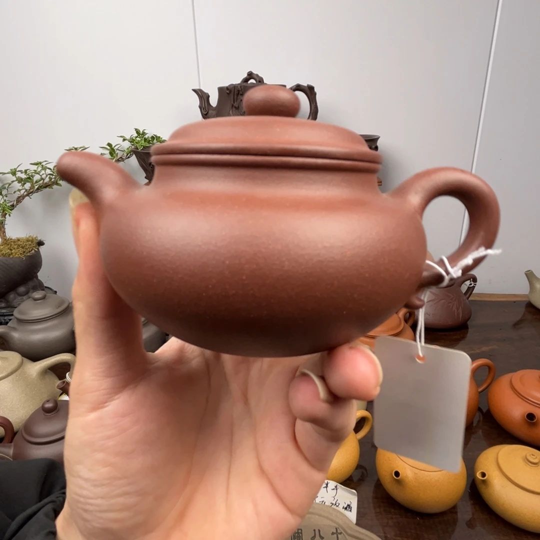 青***山茶宠紫砂紫泥仿古