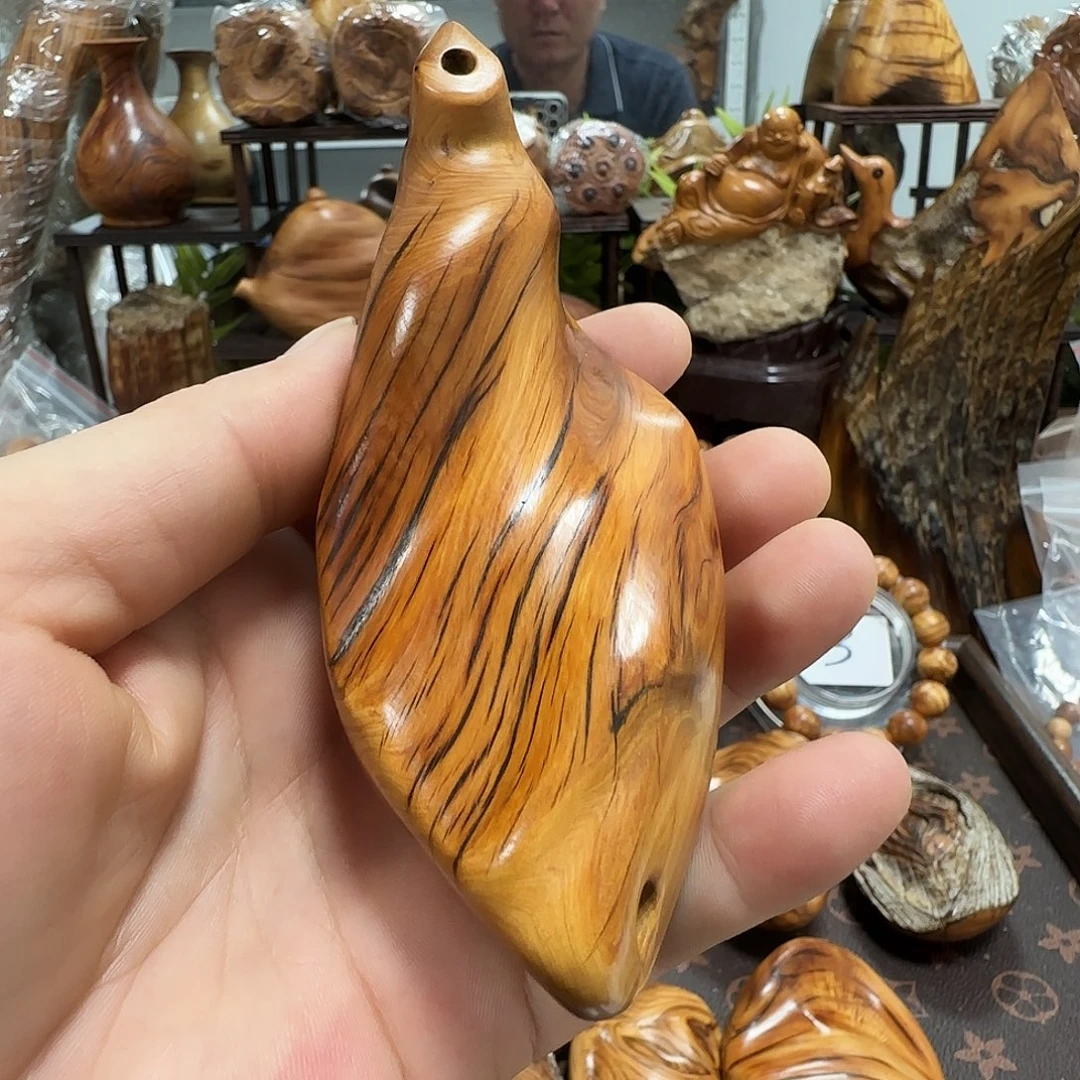 柏木（崖柏）开播福利太行虎皮纹把把壶