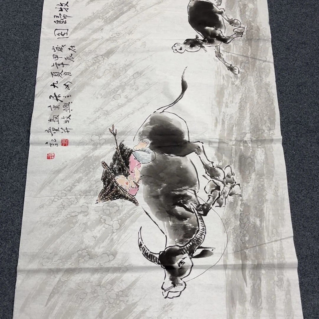 国画绘画手绘作品