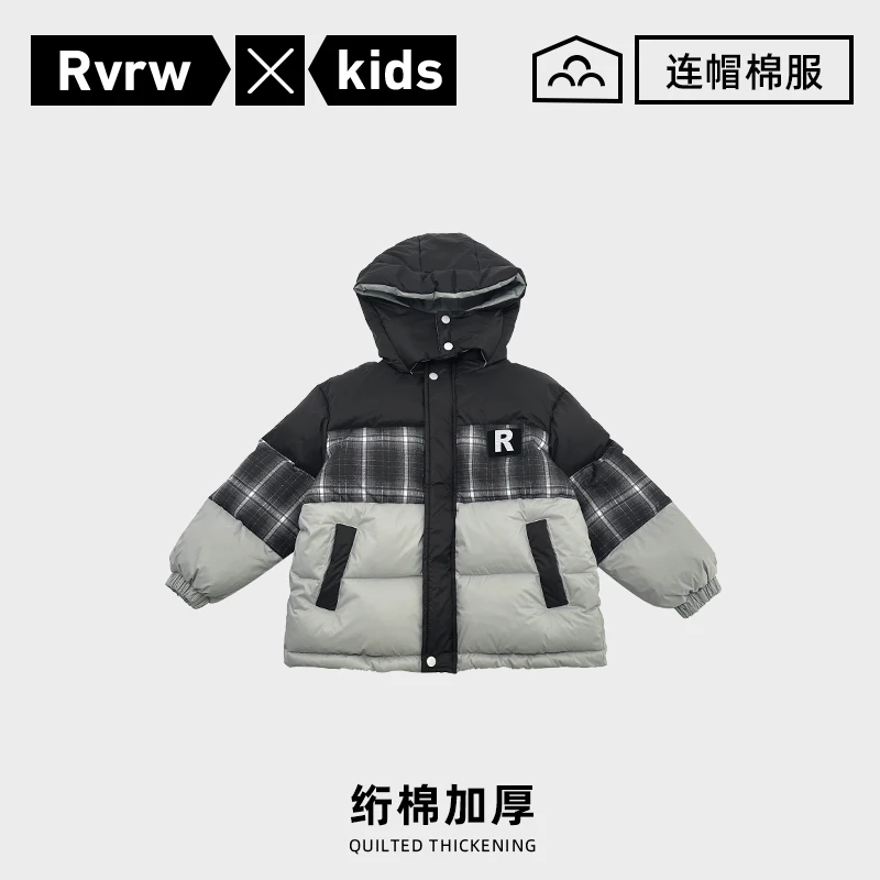 连帽棉服加厚保暖2025冬季新款儿童百搭男童休闲外套 DY-TZ066