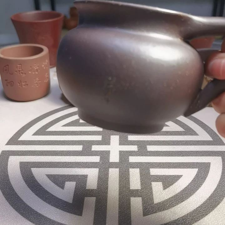 紫泥茶壶中****岁瑕疵处理